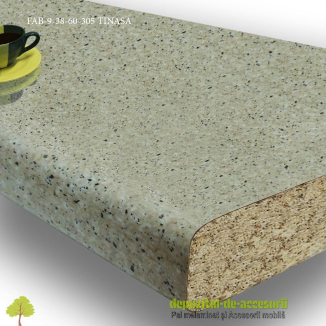 Blat de bucatarie Tinasa 38x600x3050mm lucios FAB Grup FAB 9