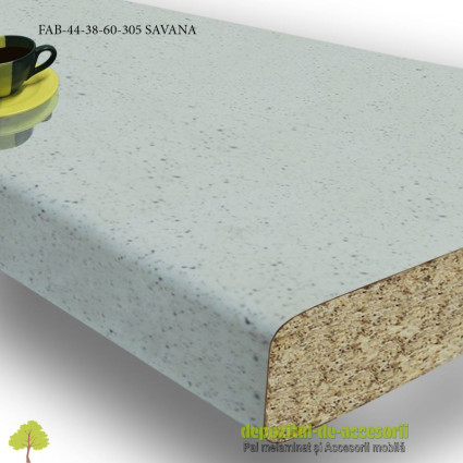 Blat de bucatarie Savana lucios 38x600x3050mm FAB Grup FAB 44