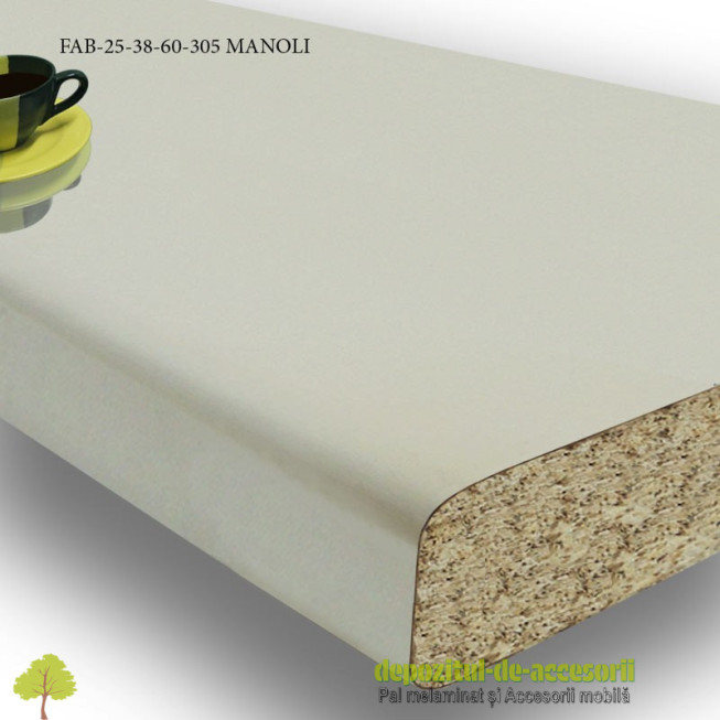 Blat de bucatarie Manoli lucios 38x600x3050mm FAB Grup FAB 25