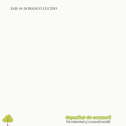Blat de bucatarie Bianco lucido lucios 38x600x4200mm FAB Grup FAB 19