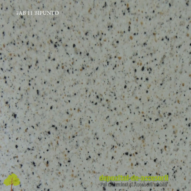 Blat de bucatarie Bipunto lucios 28x600x3050mm FAB Grup FAB 11