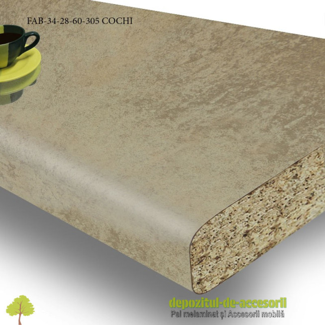 Blat de bucatarie lucios COCHI dimensiuni 28x600x3050mm FAB 34 FAB Grup