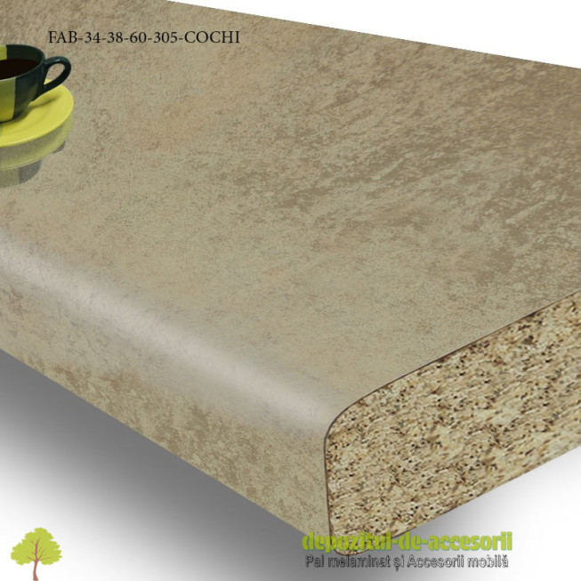 Blat de bucatarie lucios COCHI dimensiuni 38x600x3050mm FAB 34 FAB Grup
