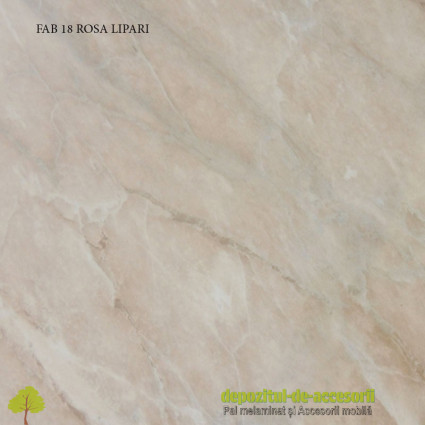 Blat de bucatarie lucios ROSA LIPARI dimensiuni 28x800x4200mm FAB 18 FAB Grup