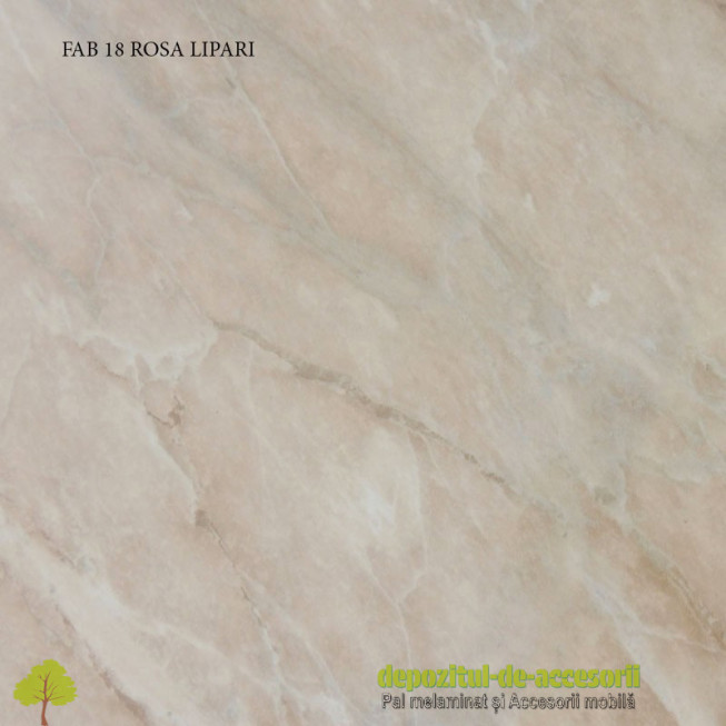 Blat de bucatarie lucios ROSA LIPARI dimensiuni 28x800x4200mm FAB 18 FAB Grup