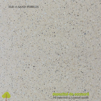 Blat de bucătărie mat SAND PEBBLES dimensiuni 28x800x4200mm FAB Grup