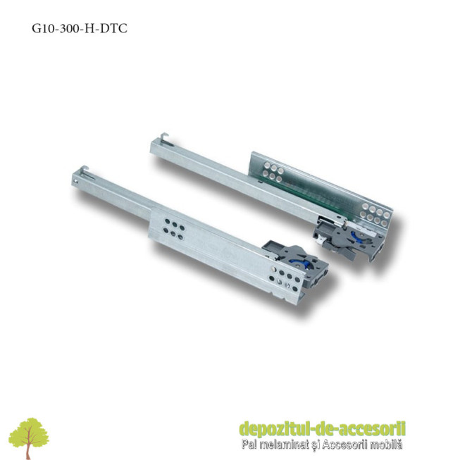 Glisiere tip Tandem 300mm extragere partiala amortizare inchidere DTC G1-300-H-DTC