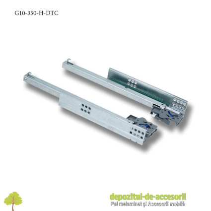 Glisiere tip Tandem 350mm extragere partiala amortizare inchidere DTC G10-350-H-DTC