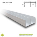 Șină dublă superioară SKM250 4m aluminiu