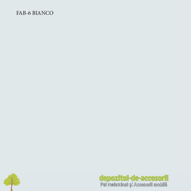 Blat de bucatarie mat BIANCO 38x800x4200mm FAB Grup FAB 6
