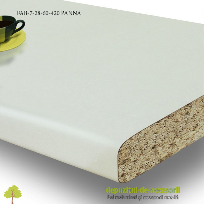 Blat de bucatarie mat PANNA 28x600x4200mm FAB Grup FAB 7