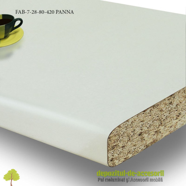 Blat de bucatarie mat PANNA 28x800x4200mm FAB Grup FAB 7