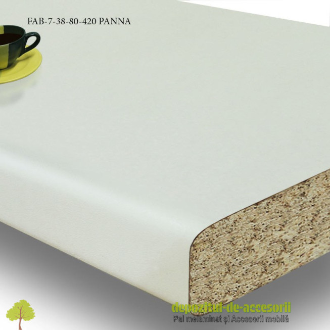 Blat de bucatarie mat PANNA 38x800x4200mm FAB Grup FAB 7