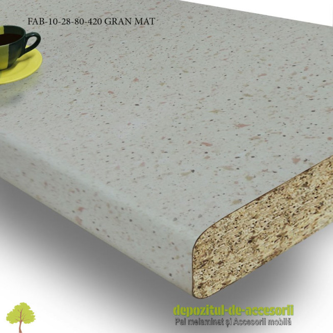 Blat de bucatarie mat GRAN MAT 28x800x4200mm FAB 10 FAB Grup blat de masa