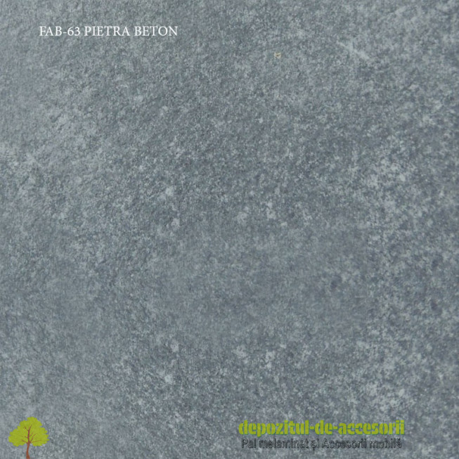 Blat de bucatarie mat PIETRA BETON 38x600x4200mm FAB 63 FAB Grup decor roca