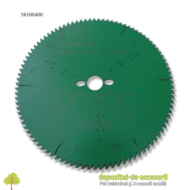 Panza circular teflonata Ø300mm Stehle circular debitat PAL sau MDF melaminat