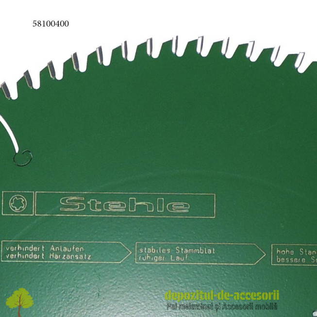 Panza circular teflonata Ø300mm Stehle circular debitat PAL sau MDF melaminat