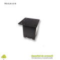 Picior mobilier H50mm profil pătrat 40 x 40mm, negru