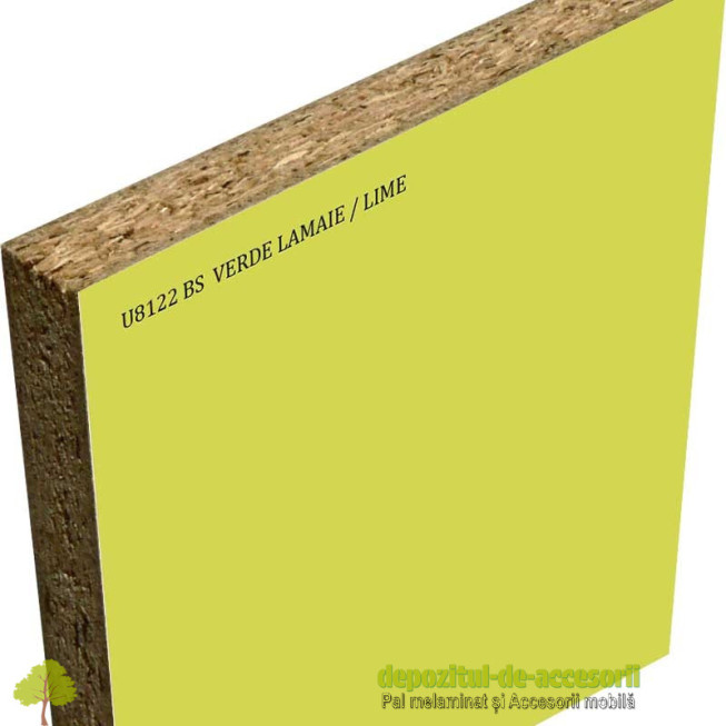 PAL Melaminat Verde lamaie (Lime) U8122 BS Krono Ucraina 2800x2070x18