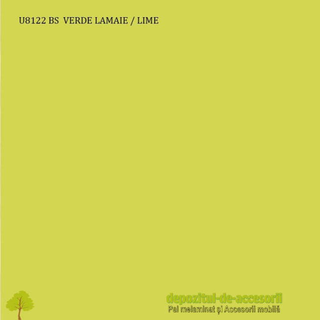 PAL Melaminat Verde lamaie (Lime) U8122 BS Krono Ucraina 2800x2070x18