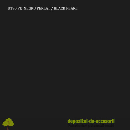 PAL Melaminat Negru perlat U190 PE Krono Ucraina 2800x2070x18mm