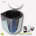 Cos gunoi 10L montare pe usa, din inox, Starax S-2251 accesorii montaj
