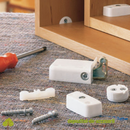 Demontabil de corp cu surub, negru, Blum 42.0700.01