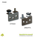 Sistem glisare PKM 81 pentru usi culisante dressing Cagberk