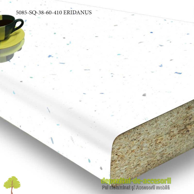 Blat bucatarie ERIDANUS 5085-SQ lucios 38x600x4100 Krono Swiss