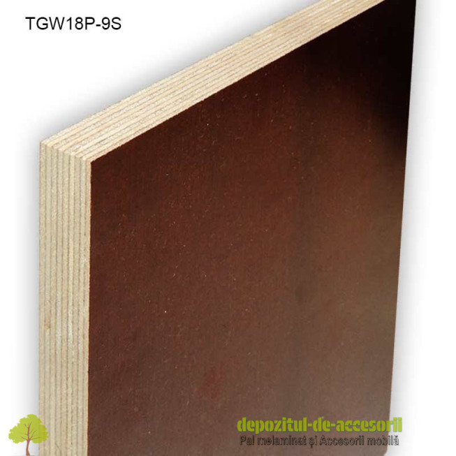 TEGO Placaj stratificat cofrare Plop 2500x1250x18mm