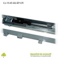 Coș Jolly 100x450mm cromat glisiere Salice extragere parțială
