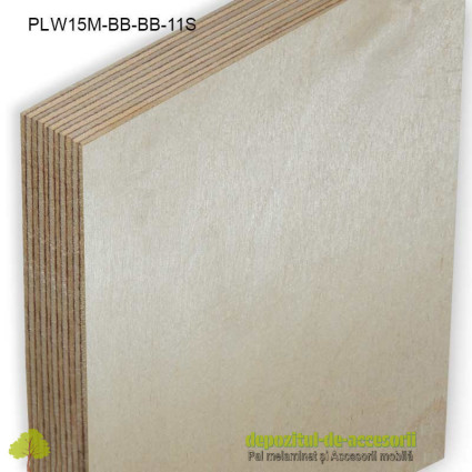 Placaj Mesteacan stratificat 2500x1250x15mm BB/BB