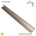 Mâner mobilier MTX-MN-600, INOX 600mm sampanie
