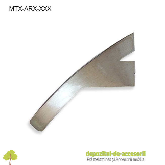 Maner mobilier MTX-ARX-544, INOX 544mm sampanie