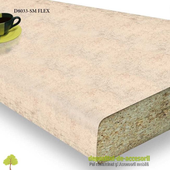 Blat bucatarie FLEX D8033-SM 38x600x4100mm Swiss Krono