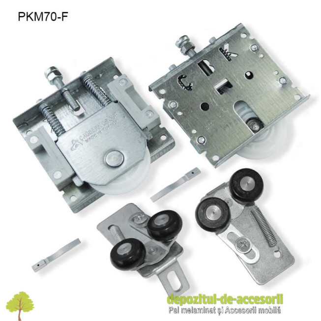 Sistem glisare PKM70-F pentru usi dressing cu soft close Cagberk