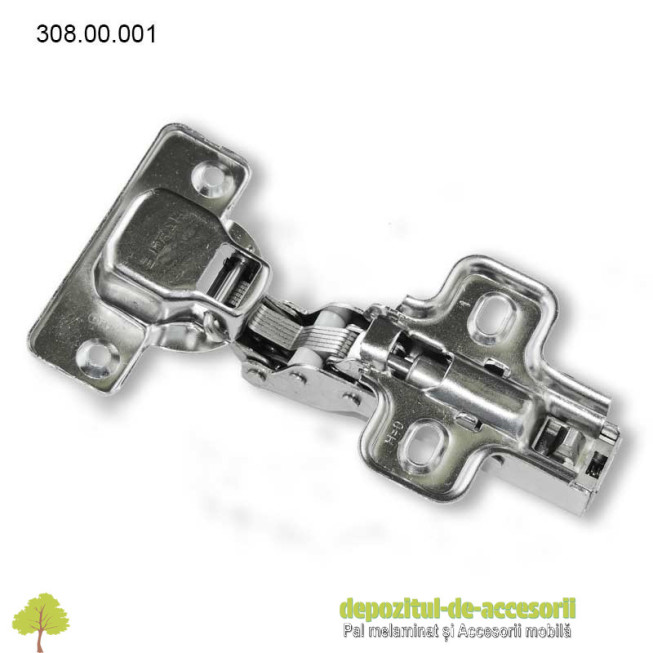 Balama usi semiaplicate 100° CLIP ”softclose” incorporat 71DS3650