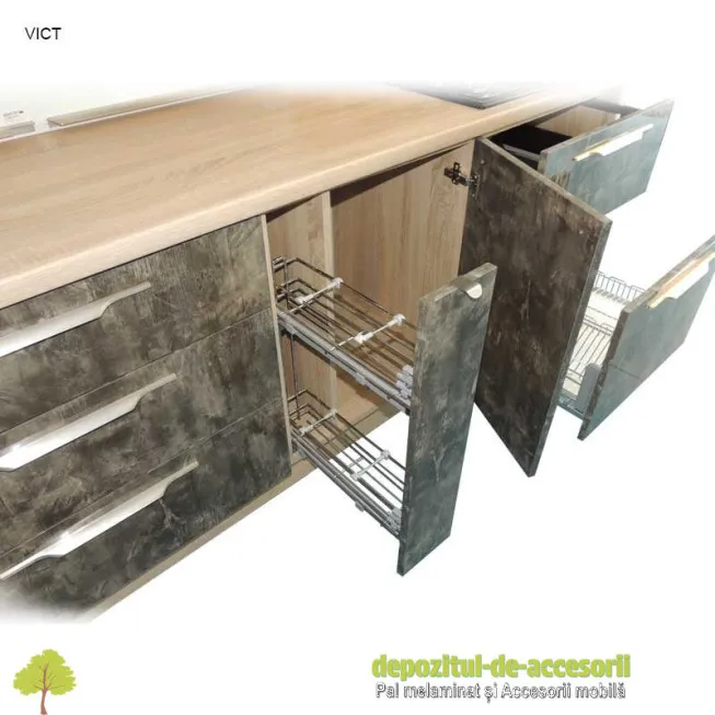 Mobila bucatarie Victoria - accesorii Blum