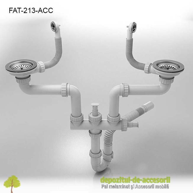 Chiuveta cu doua cuve Granixit compozit 213-899 Belogradchik Rocks 900x490mm