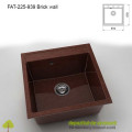 Chiuveta cu o cuva Granixit compozit 225-939 Brick wall 510x510mm