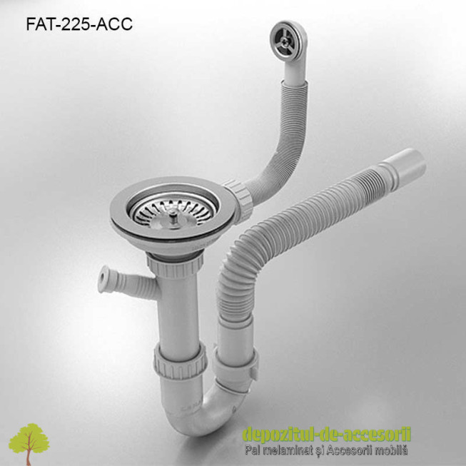 Chiuveta cu o cuva Fatgranit compozit 225-1006 Grey 510x510mm