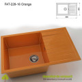 Chiuveta cu o cuva Marmura compozit 228-16 Orange