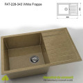 Chiuveta cu o cuva Granixit compozit 228-343 White Frappe
