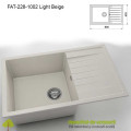 Chiuveta cu o cuva Fatgranit compozit 228-1002 Light Beige