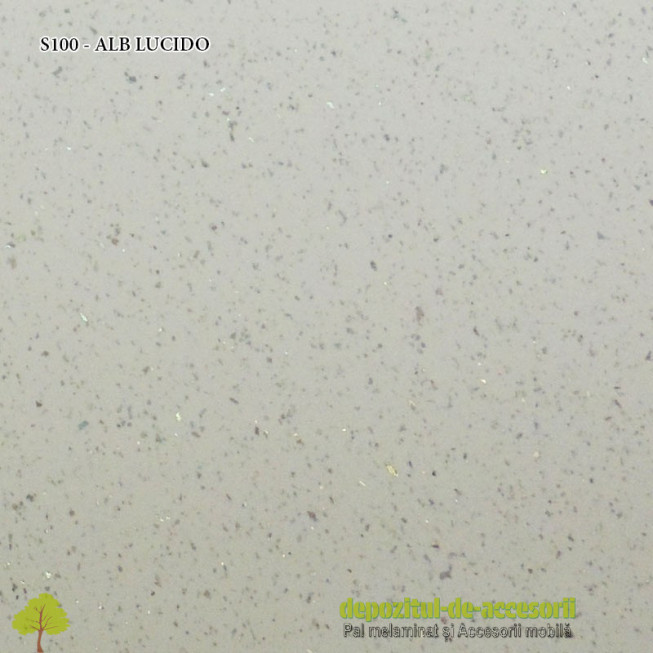 Blat bucătărie ALB LUCIDO S100 38x600x4200 Ricci Italia