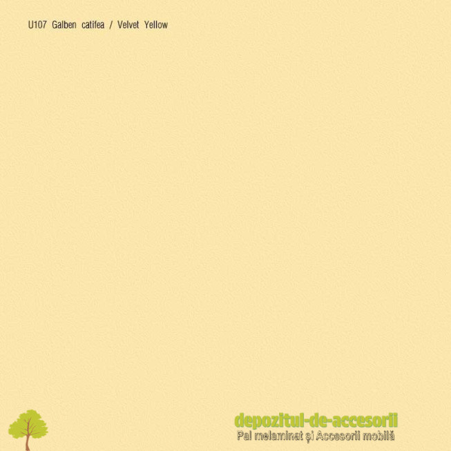 PAL Melaminat Galben catifea U107-ST9