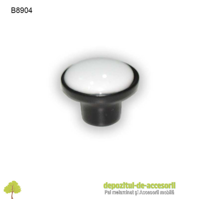 Buton antichizat ceramic floare 25mm C7103