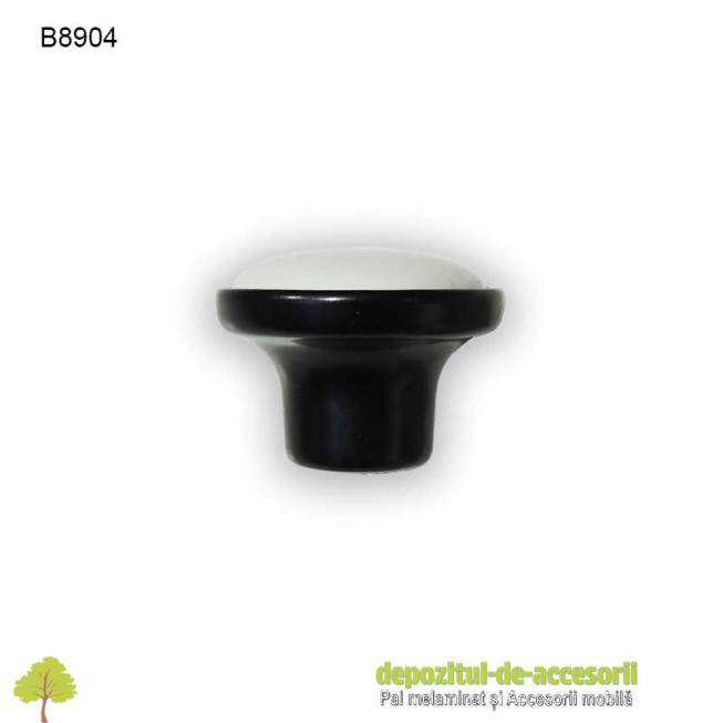 Buton antichizat ceramic floare 25mm C7103