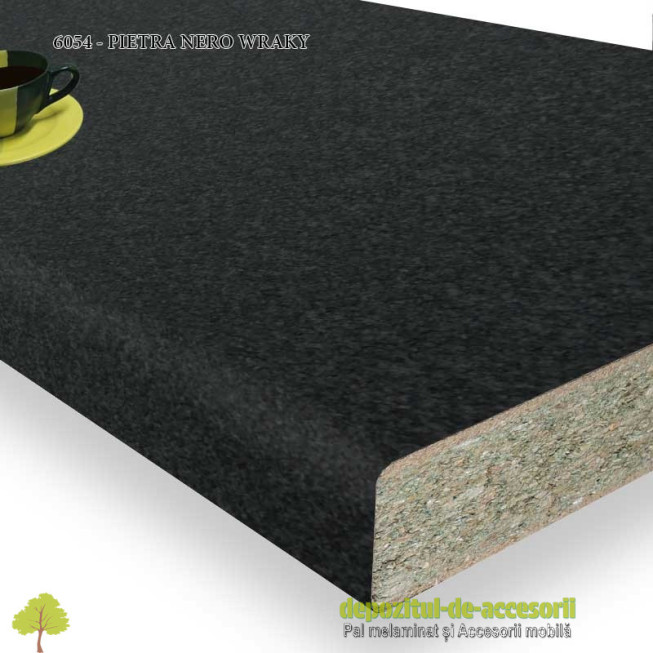 Blat de masa PIETRA NERO WRAKY 6054 38x800x4200 Ricci Italia