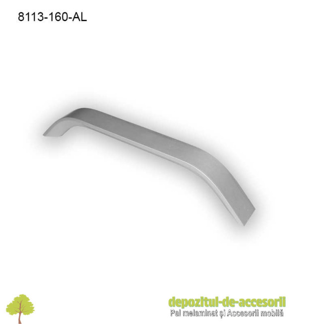 Maner mobilier Aluminiu M8113-128-AL Satinat
